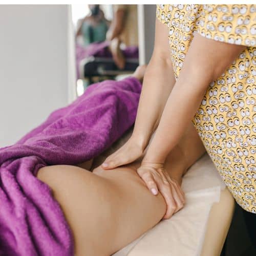Lymphatic Massage Leg